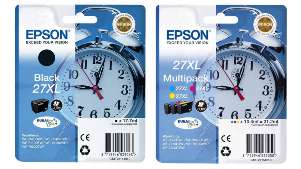 Duración de los cartuchos de tinta