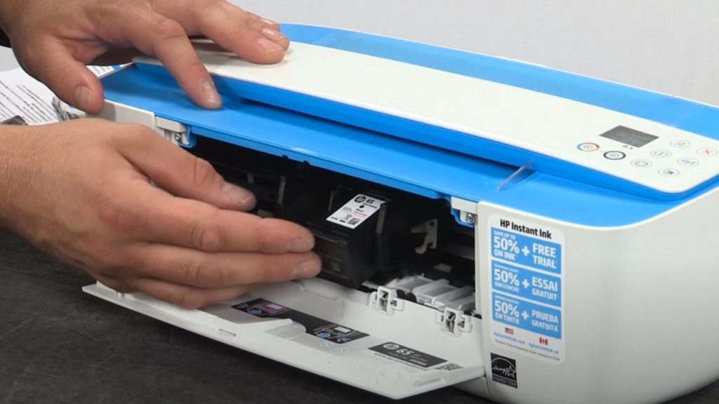 Cambiar cabezal con cartucho de tinta