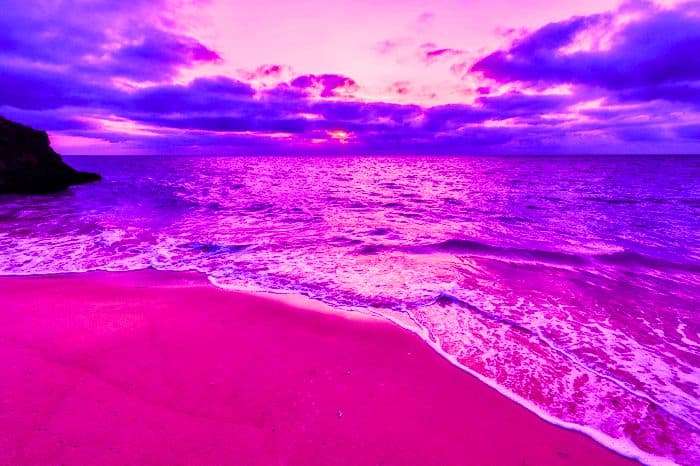 La impresora imprime rosa